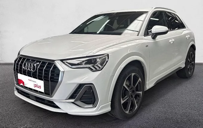 AUDI Q3 35 TDI 150 ch S tronic 7 S line extérieur trois quart avant gauche 213053