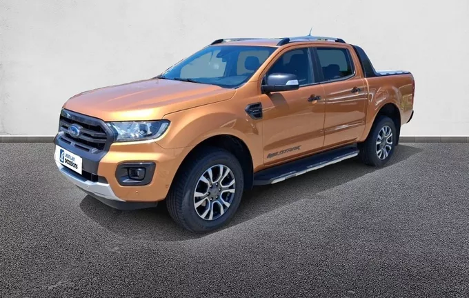 FORD RANGER DOUBLE CABINE 2.0 ECOBLUE 213 BV10 WILDTRAK extérieur trois quart avant gauche 106250