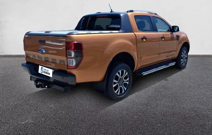 FORD RANGER DOUBLE CABINE 2.0 ECOBLUE 213 BV10 WILDTRAK extérieur trois quart arrière droit 106250