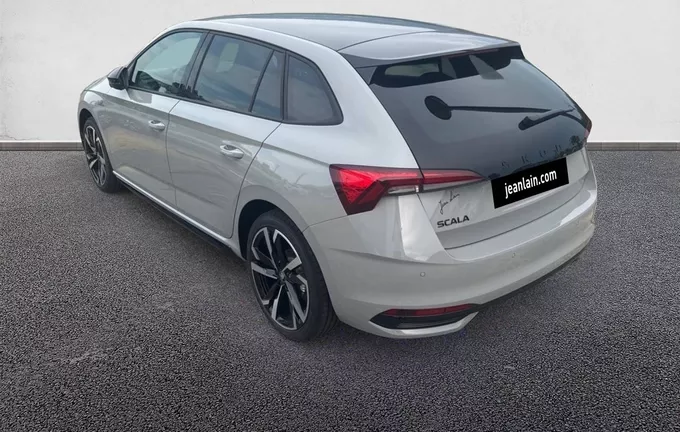 SKODA SCALA 1.0 TSI Evo 2 116 ch DSG7 Monte-Carlo extérieur trois quart arrière gauche 9744