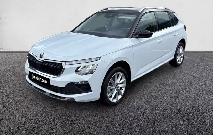 SKODA KAMIQ 1.0 TSI Evo 2 116 ch DSG7 Clever Edition extérieur trois quart avant gauche 3350