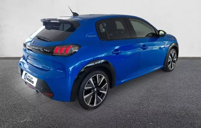 PEUGEOT 208 PureTech 130 S&S EAT8 GT Line extérieur trois quart arrière droit 560705