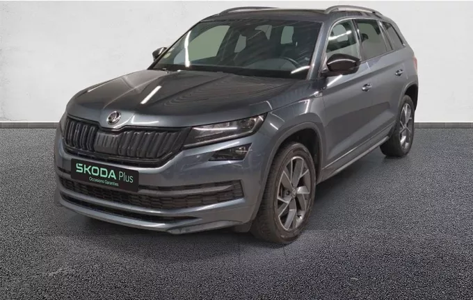 SKODA KODIAQ 2.0 TDI 150 SCR DSG7 7pl Sportline extérieur trois quart avant gauche 2129764