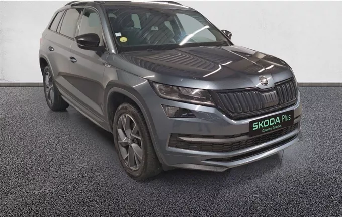SKODA KODIAQ 2.0 TDI 150 SCR DSG7 7pl Sportline extérieur trois quart avant droit 2129764