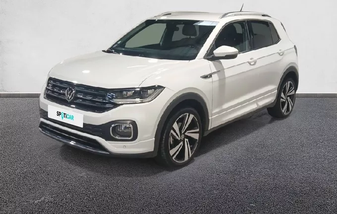 VOLKSWAGEN T-CROSS 1.0 TSI 110 Start/Stop DSG7 R-Line extérieur trois quart avant gauche 945436