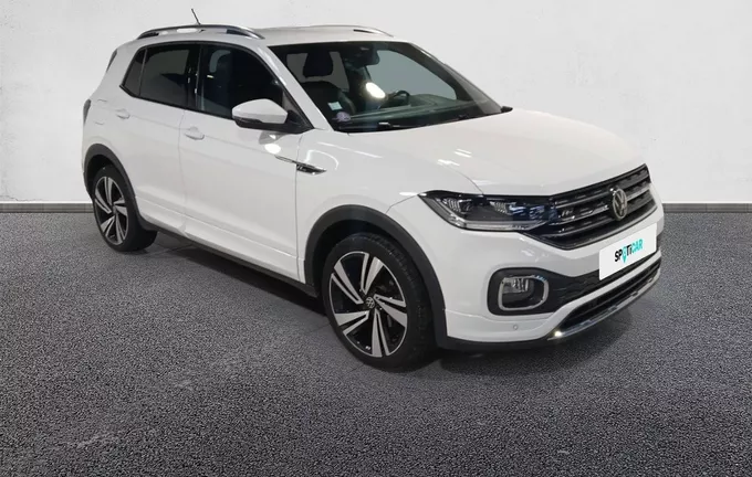 VOLKSWAGEN T-CROSS 1.0 TSI 110 Start/Stop DSG7 R-Line extérieur trois quart avant droit 945436