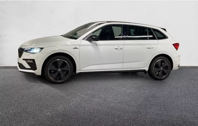 SKODA SCALA 1.0 TSI Evo 2 116 ch DSG7 Monte-Carlo extérieur trois quart arrière gauche 2122471