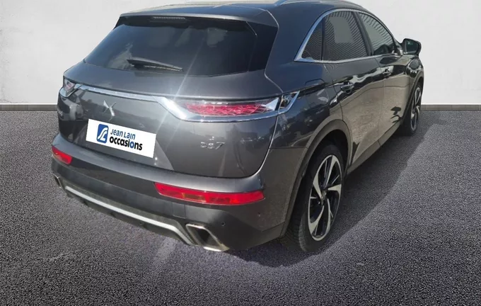 DS DS7 CROSSBACK Hybride E-Tense 300 EAT8 4x4 extérieur trois quart arrière droit 2119889