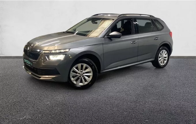 SKODA KAMIQ 1.0 TSI Evo 110 ch DSG7 Ambition extérieur trois quart avant gauche 2129602