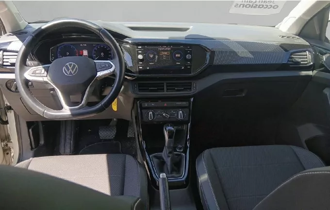 VOLKSWAGEN T-CROSS 1.0 TSI 110 Start/Stop DSG7 Life Tech extérieur trois quart avant droit 2127290