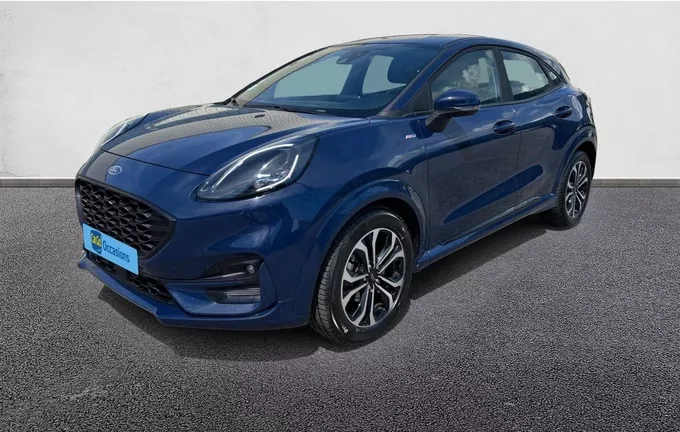 FORD PUMA 1.0 Flexifuel 125 ch mHEV S&S BVM6 ST-Line extérieur trois quart avant gauche 213016