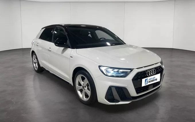 AUDI A1 Sportback 25 TFSI 95 ch S tronic 7 S Line extérieur trois quart avant droit 2132013
