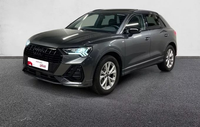AUDI Q3 35 TFSI 150 ch S tronic 7 S line plus extérieur trois quart avant gauche 2125098
