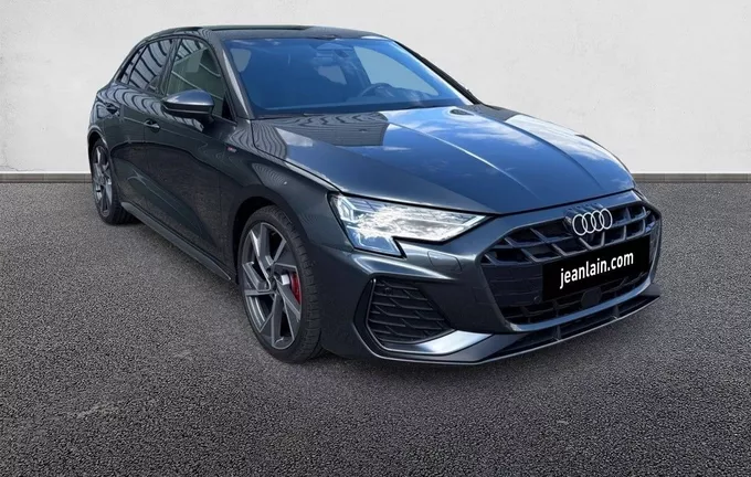 AUDI A3 Sportback TDI 150 S tronic 7 S line extérieur trois quart avant droit 6495