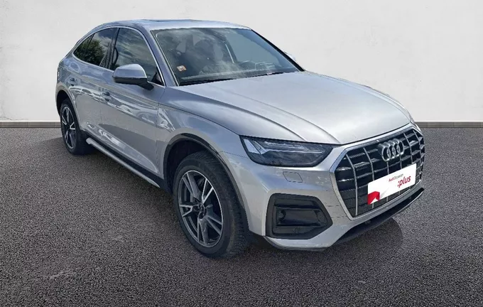 AUDI Q5 Sportback 50 TFSIe 299 S tronic 7 Quattro Avus extérieur trois quart avant droit 2131229