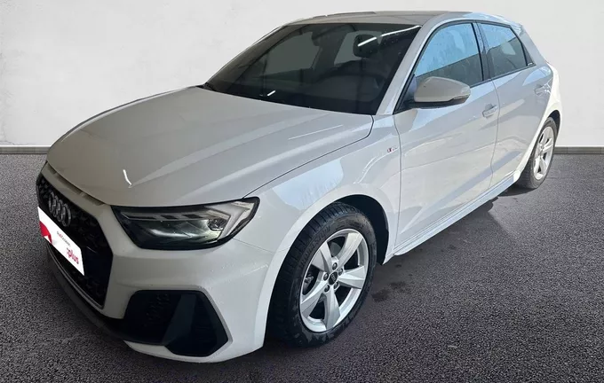 AUDI A1 Sportback 30 TFSI 110 ch S tronic 7 S Line extérieur trois quart avant gauche 2130914
