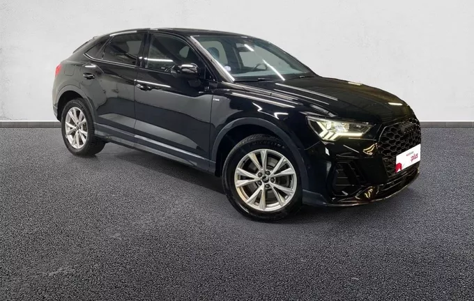 AUDI Q3 Sportback 45 TFSIe 245 ch S tronic 6 S line extérieur trois quart avant droit 2125863