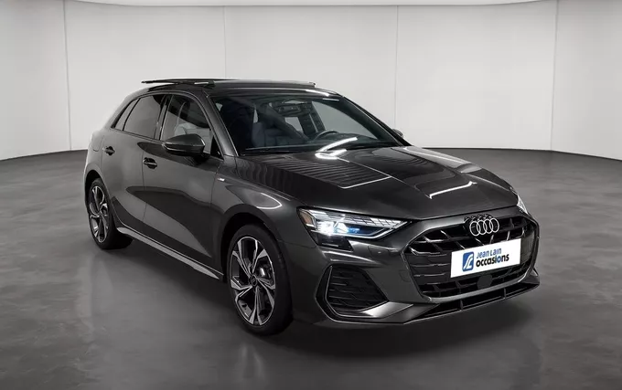 AUDI A3 Sportback TDI 150 S tronic 7 S line extérieur trois quart avant droit 2133435