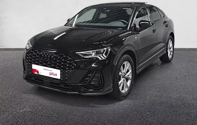 AUDI Q3 Sportback 35 TDI 150 ch S tronic 7 S line plus extérieur trois quart avant gauche 2129112