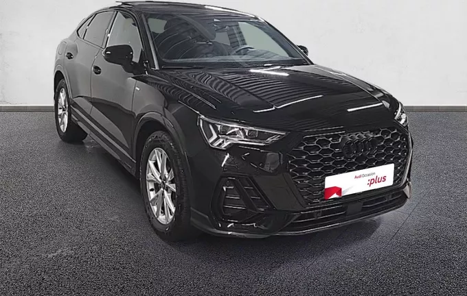 AUDI Q3 Sportback 35 TDI 150 ch S tronic 7 S line plus extérieur trois quart avant droit 2129112