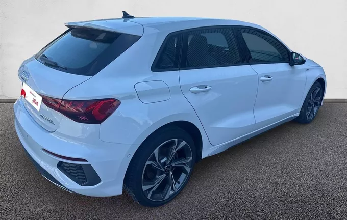 AUDI A3 Sportback 40 TFSIe 204 S tronic 6 S Line extérieur trois quart arrière droit 2128689