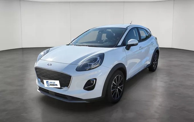 FORD PUMA 1.0 Flexifuel 125 ch mHEV S&S BVM6 Titanium extérieur trois quart avant gauche 2132737