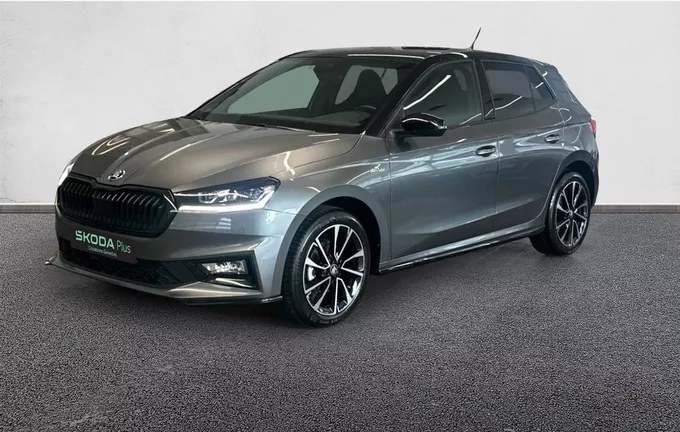 SKODA FABIA 1.0 TSI 116 ch EVO 2 DSG7 Monte-Carlo extérieur trois quart avant gauche 2129894