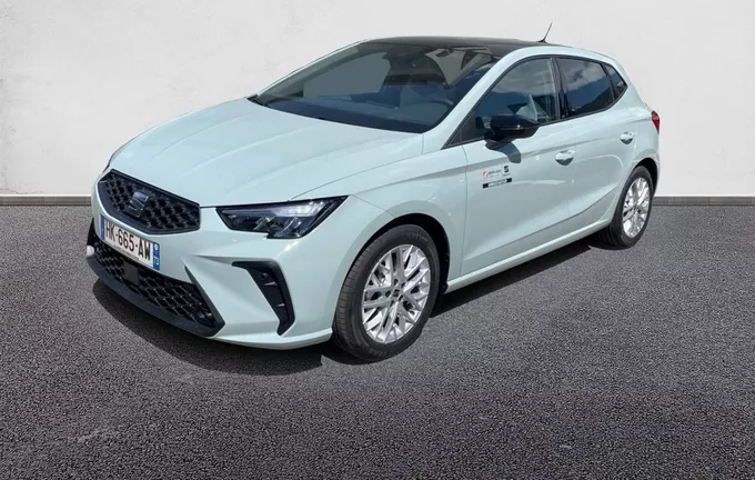 SEAT IBIZA 1.0 TSI 115 ch S/S DSG7 FR extérieur trois quart avant gauche 2768