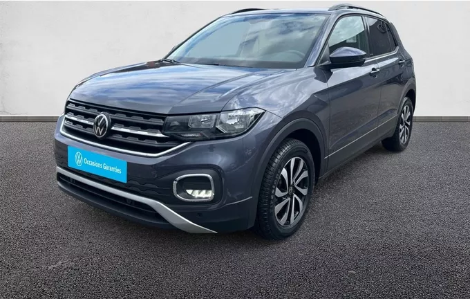 VOLKSWAGEN T-CROSS 1.0 TSI 95 Start/Stop BVM5 Active extérieur trois quart avant gauche 2129871