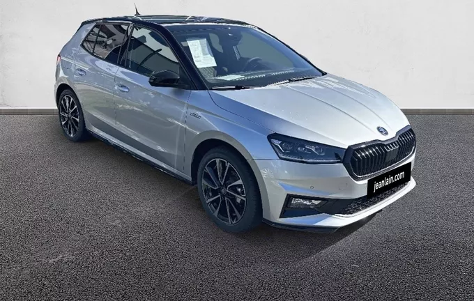 SKODA FABIA 1.0 TSI 95 ch EVO 2 BVM5 Monte-Carlo extérieur trois quart avant droit 4798