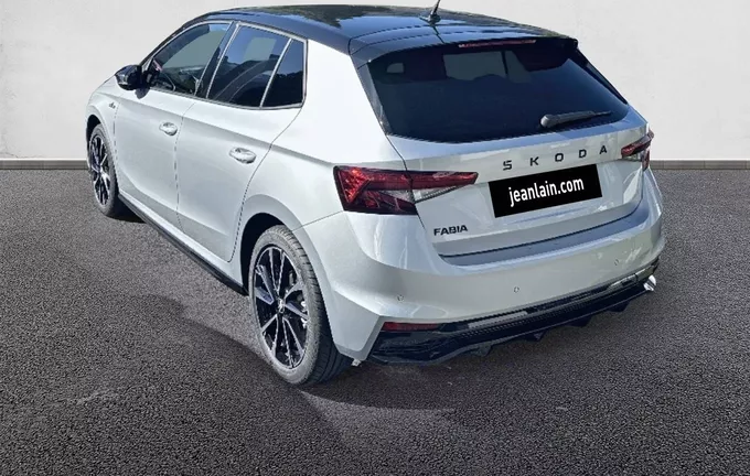 SKODA FABIA 1.0 TSI 95 ch EVO 2 BVM5 Monte-Carlo extérieur trois quart arrière gauche 4798