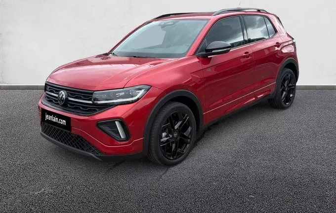 VOLKSWAGEN T-CROSS 1.5 TSI 150 Start/Stop DSG7 R-Line extérieur trois quart avant gauche 2444