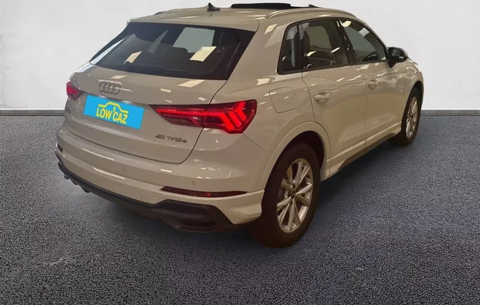 AUDI Q3 45 TFSIe 245 ch S tronic 6 S line extérieur trois quart arrière droit 213374