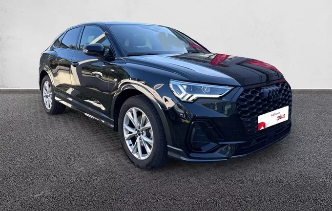 AUDI Q3 Sportback 35 TFSI 150 ch S tronic 7 S line plus extérieur trois quart avant droit 2128087