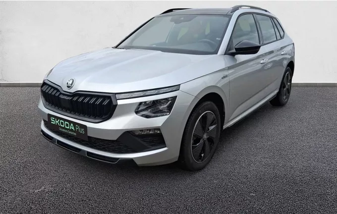 SKODA KAMIQ 1.0 TSI Evo 2 116 ch DSG7 Monte Carlo extérieur trois quart avant gauche 460220