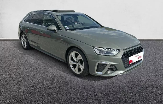 AUDI A4 Avant 35 TFSI 150 S tronic 7 S line extérieur trois quart avant droit 2131222