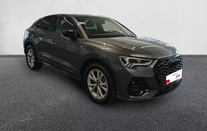 AUDI Q3 Sportback 35 TDI 150 ch S tronic 7 S line plus extérieur trois quart avant droit 2130788