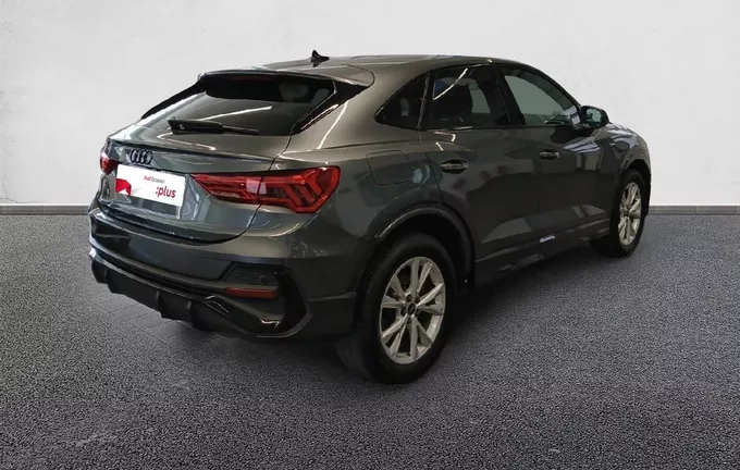 AUDI Q3 Sportback 35 TDI 150 ch S tronic 7 S line plus extérieur trois quart arrière droit 2130788