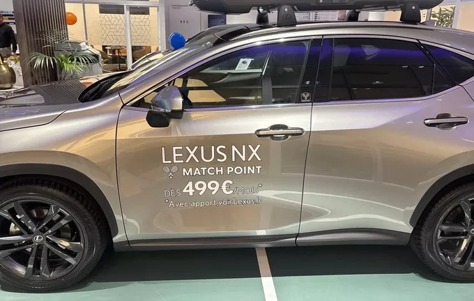 LEXUS NX 350h 2WD Hybride Match Point extérieur côté gauche 190858