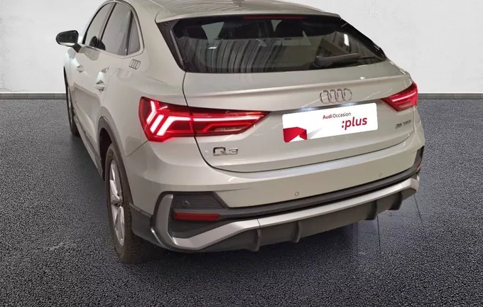 AUDI Q3 Sportback 35 TFSI 150 ch S line extérieur trois quart arrière gauche 2128318