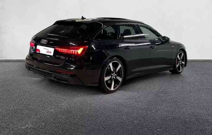 AUDI A6 Avant 55 TFSIe 367 ch S tronic 7 Quattro Competition extérieur trois quart arrière droit 2126939
