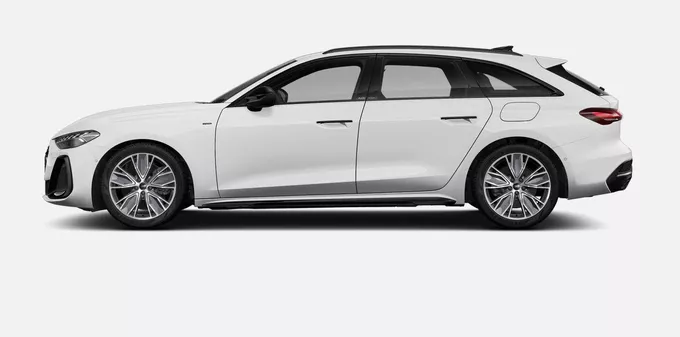 AUDI A5 Avant e-hybrid 299 ch S tronic 7 Quattro S line extérieur trois quart avant gauche 5223