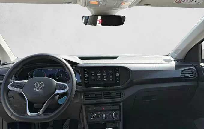 VOLKSWAGEN T-CROSS 1.0 TSI 95 Start/Stop BVM5 Life Tech extérieur trois quart avant droit 2128012