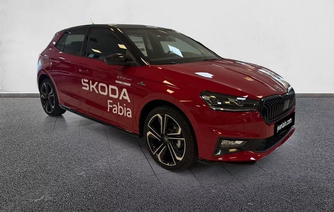 SKODA FABIA 1.0 TSI 116 ch EVO 2 DSG7 Monte-Carlo extérieur trois quart avant droit 10772