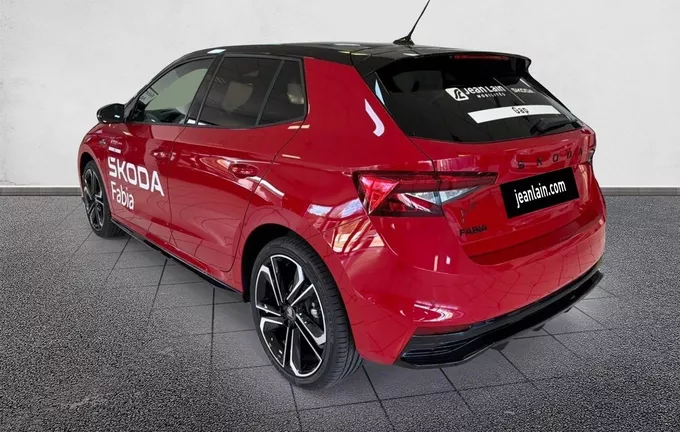 SKODA FABIA 1.0 TSI 116 ch EVO 2 DSG7 Monte-Carlo extérieur trois quart arrière gauche 10772