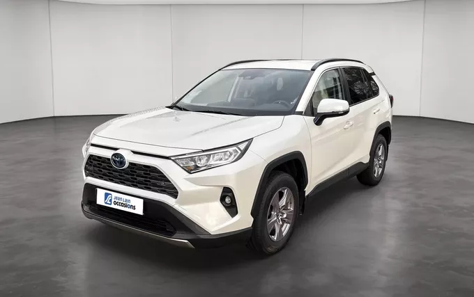 TOYOTA RAV4 Hybride Pro 222 ch AWD-i Dynamic Business + "Beyond Zero Academy" extérieur trois quart avant gauche 1103978