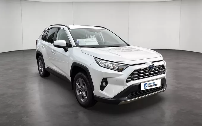 TOYOTA RAV4 Hybride Pro 222 ch AWD-i Dynamic Business + "Beyond Zero Academy" extérieur trois quart avant droit 1103978
