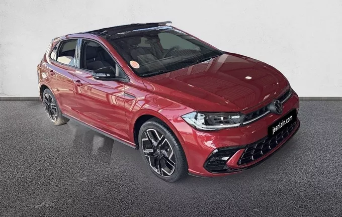VOLKSWAGEN POLO 1.0 TSI 116 S&S DSG7 R-Line extérieur trois quart avant droit 1878