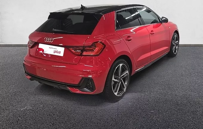 AUDI A1 Sportback 30 TFSI 116 ch S tronic 7 S Line Plus extérieur trois quart arrière droit 2130112