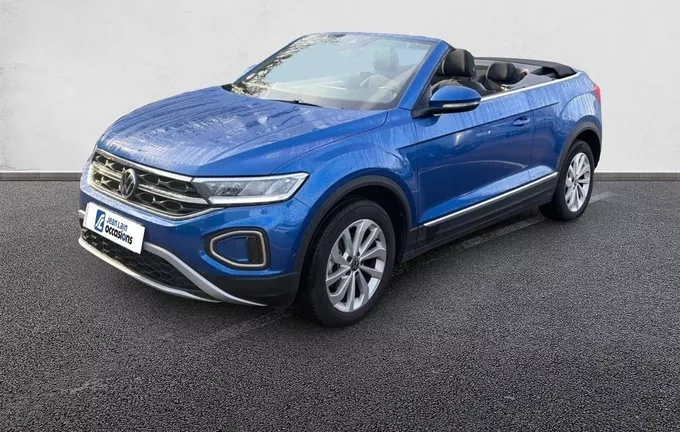 VOLKSWAGEN T-ROC Cabriolet 1.5 TSI EVO2 150 Start/Stop DSG7 Style extérieur trois quart avant gauche 2125914